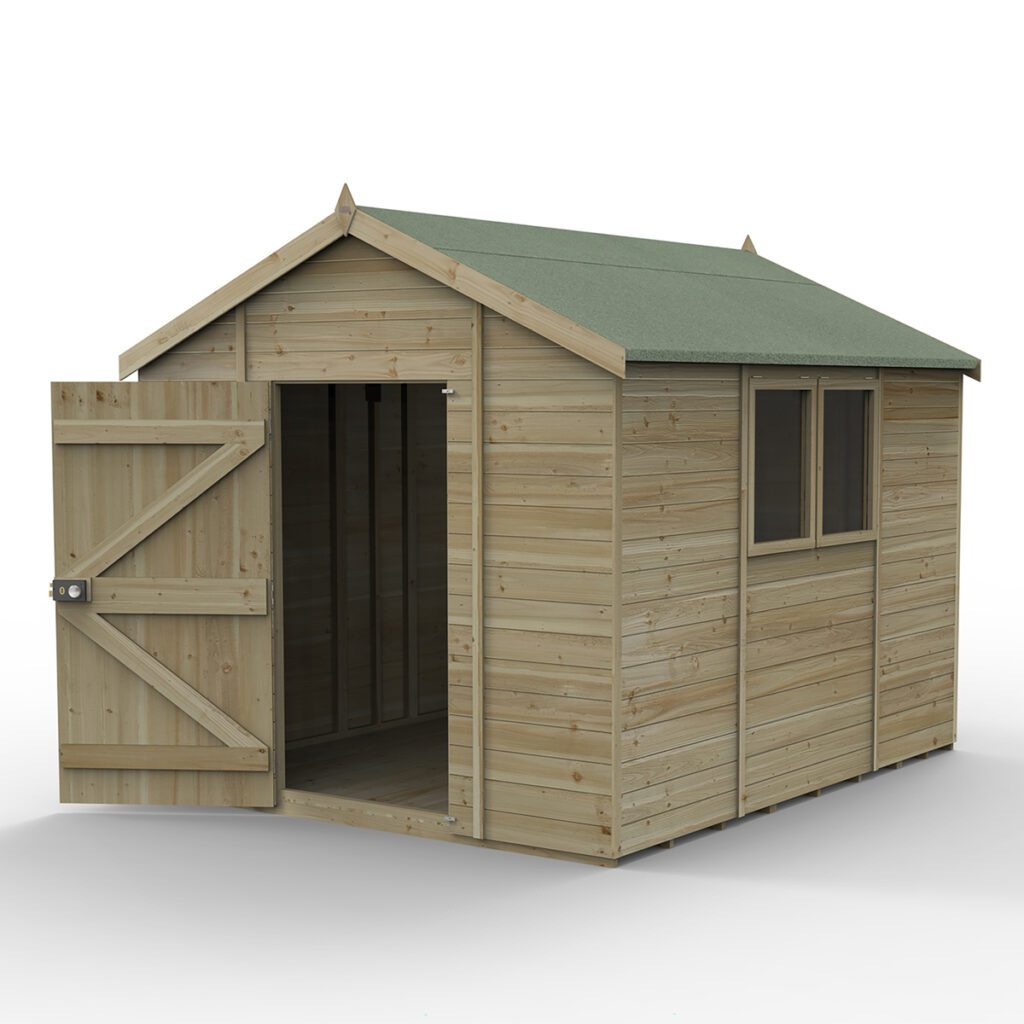 Timberdale 10×8 Apex Shed with Installation 5013053189047 2